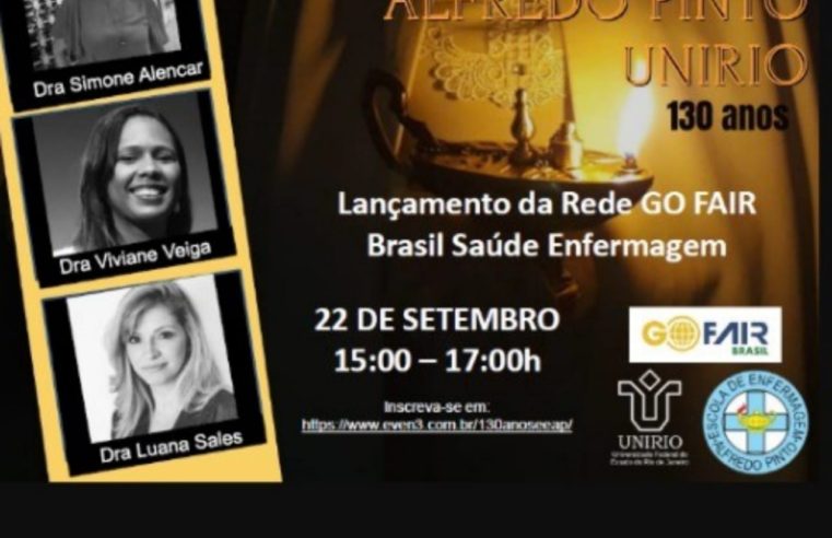 Seminário virtual marca o lançamento da Rede GO FAIR Brasil Saúde Enfermagem