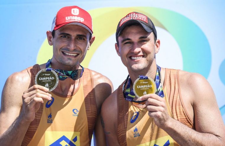 André e George faturam 1ª etapa do Circuito Nacional de Vôlei de Praia
