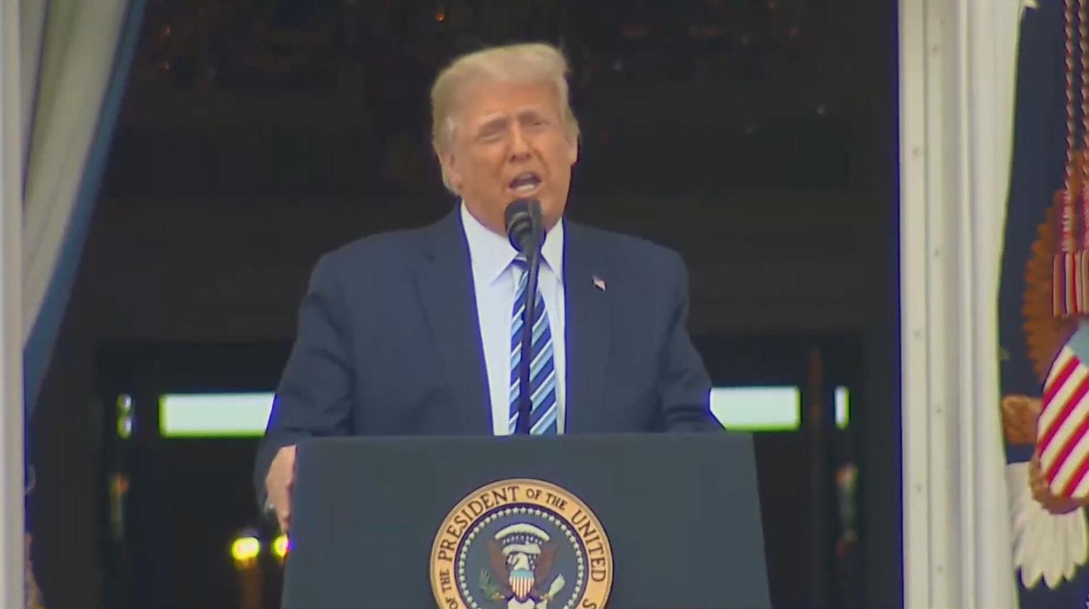 Negros, latinos, China e segurança: temas abordados por Trump em discurso