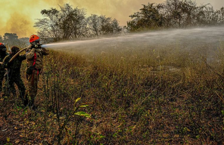 Governo manda 71 soldados para reforçar combate a fogo no Pantanal