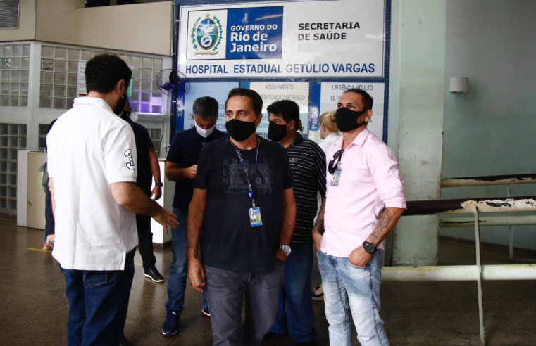 Secretário de Saúde do RJ realiza inspeção técnica no Hospital Getúlio Vargas