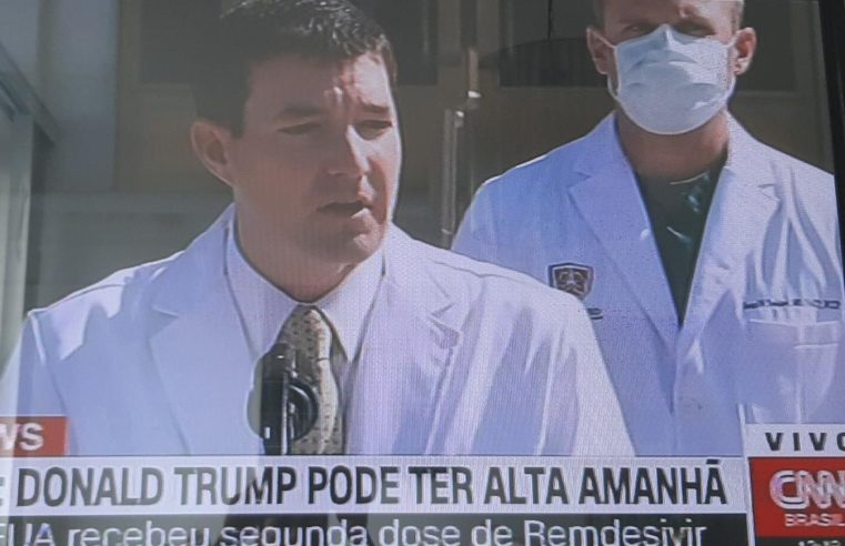 Presidente dos EUA, Donald Trump, pode ter alta nesta segunda-feira