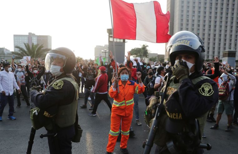 Presidente interino do Peru pede calma em meio a escalada de protestos