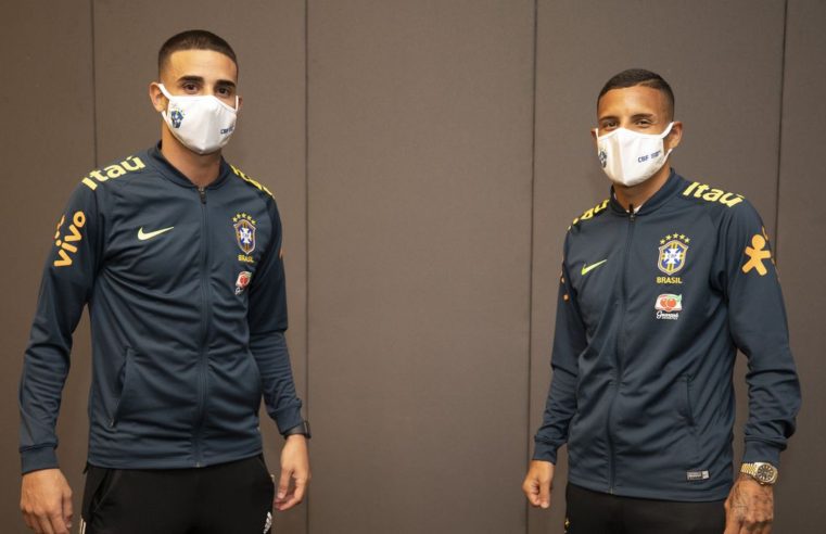 Thiago Galhardo e Guilherme Arana se apresentam à seleção brasileira
