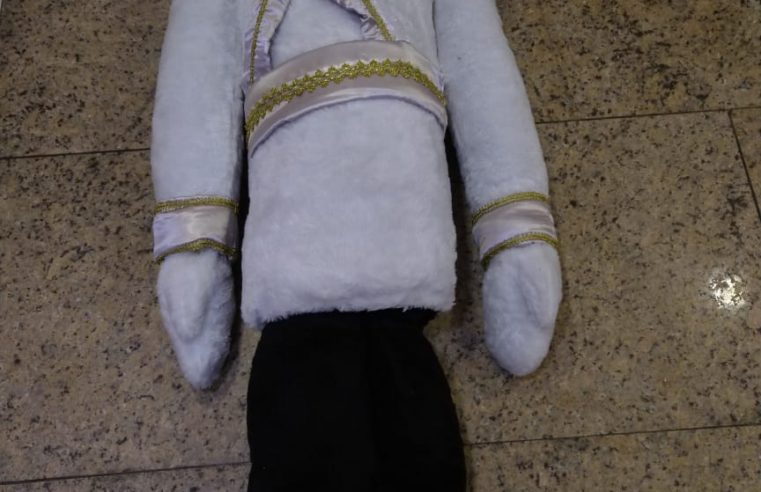 Soldadinho da Rua 16 de Março,  furtado,  foi devolvido na manhã deste domingo