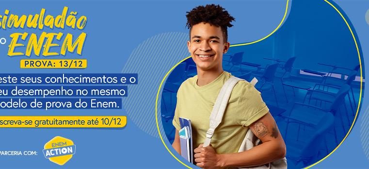 Simuladão ENEM Action, gratuito, prepara alunos de todo país para a avaliação oficial