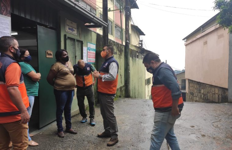 Defesa Civil realizou vistoria nos pontos de apoio do Duques, Independência e Quitandinha
