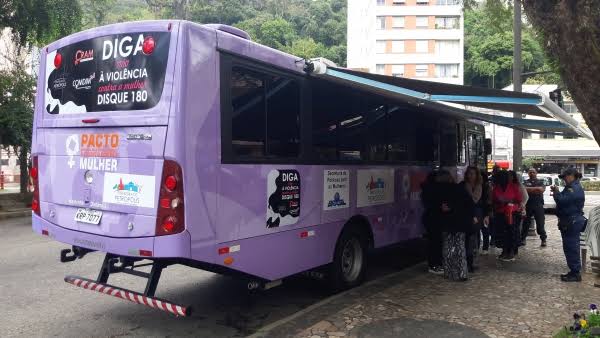 Ônibus Lilás do Centro de Referência em Atendimento à Mulher – CRAM, voltará a oferecer atendimento nas comunidades mais distantes a partir de fevereiro