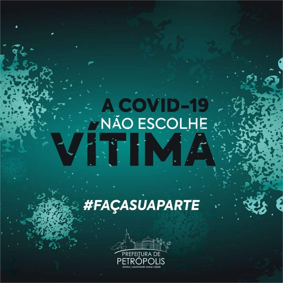 Com 11 meses de pandemia, Petrópolis tem 541 óbitos registrados pela COVID-19, média de 49 mortes, por mês, em decorrência do vírus