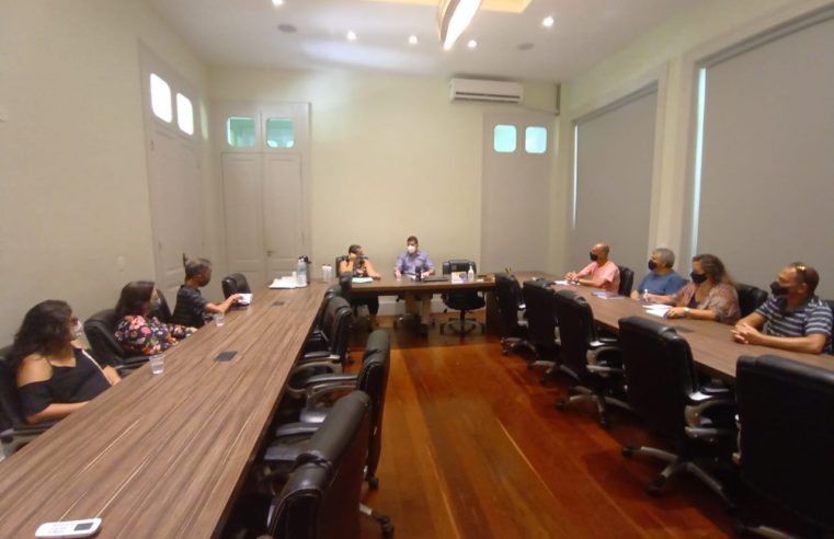 Representantes da Economia Popular  Solidária se reuniram com prefeito interino