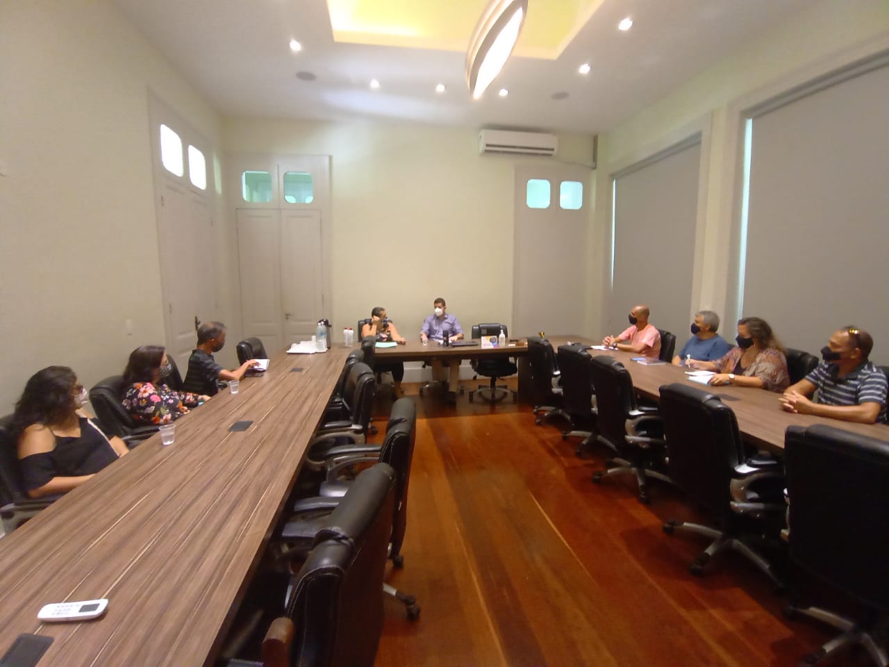 Representantes da Economia Popular Solidária se reuniram com prefeito interino