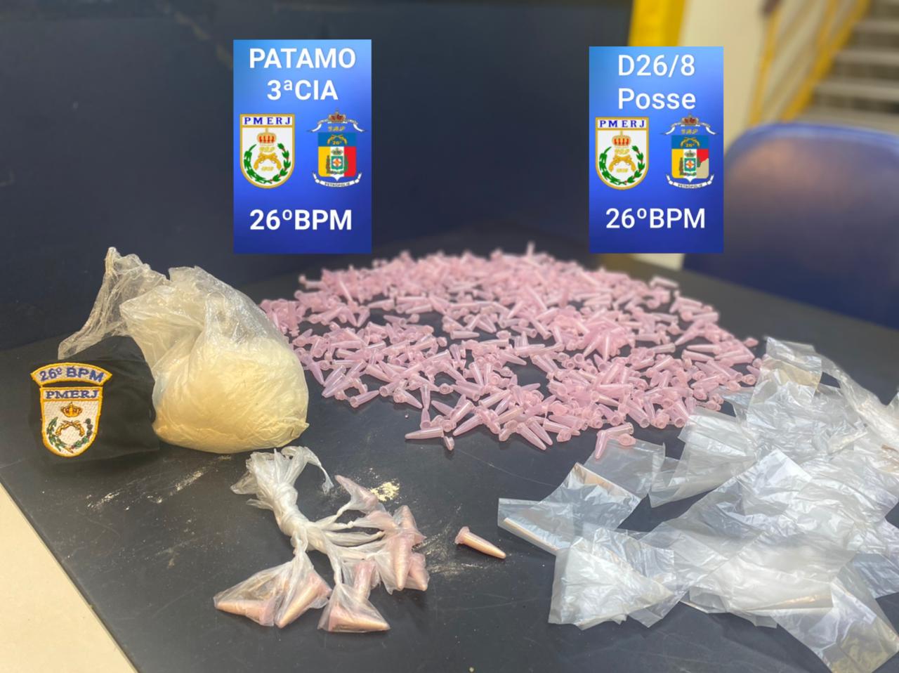 Polícia Militar apreende mais de 1kg de cocaína no distrito da Posse
