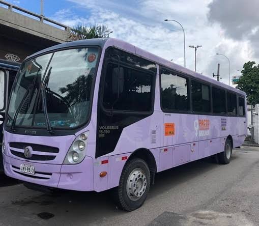 Ônibus Lilás, do Centro de Referência em Atendimento à Mulher (CRAM), está retomando as atividades neste ano
