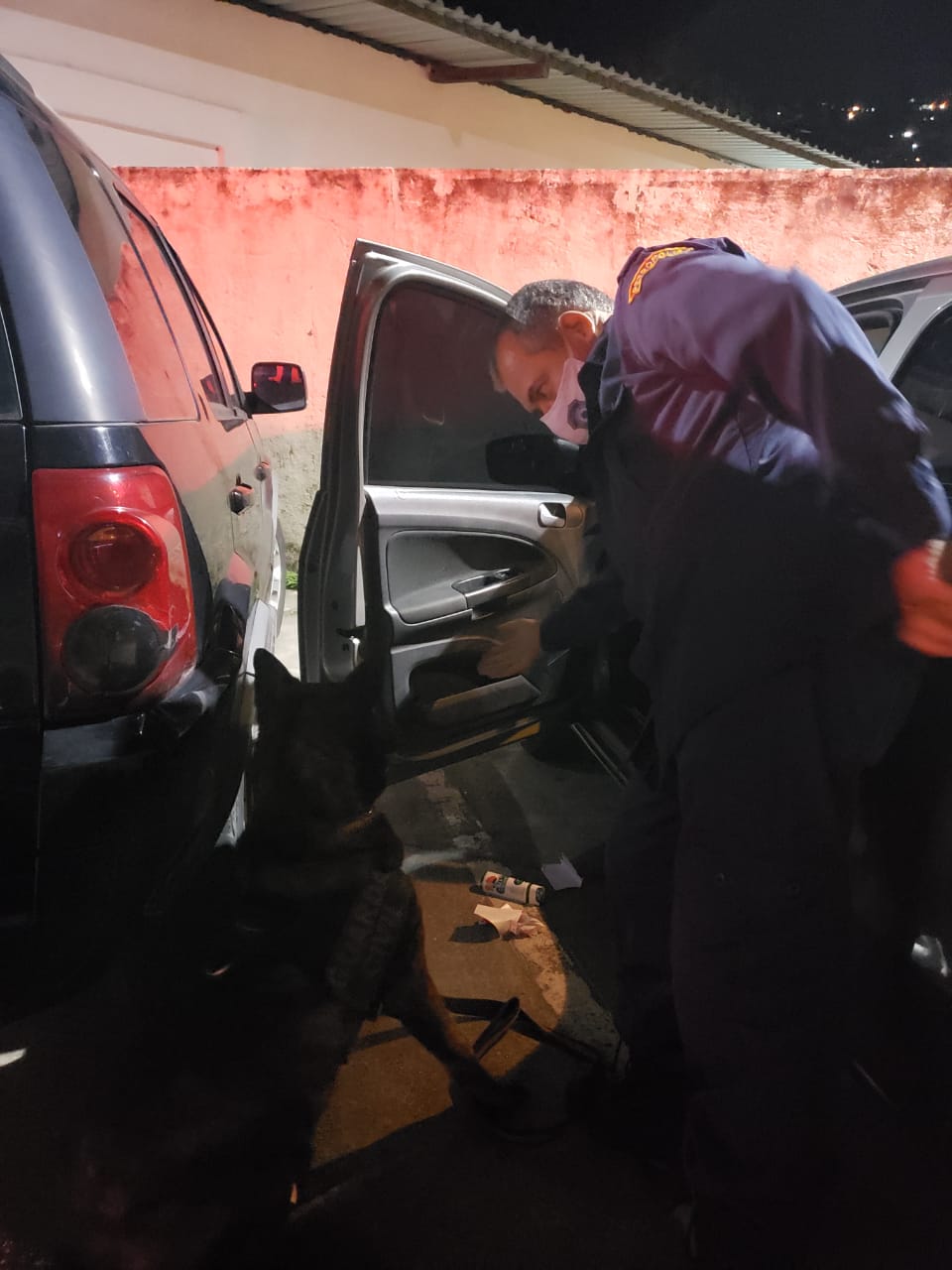 Operação na Rodovia BR-040, em Petrópolis apreendeu 1600 pinos de cocaína. A Droga estava escondida no tanque de combustível de um veículo e foi localizada com a ajuda dos cães da Guarda Civil de Petrópolis