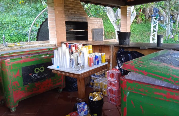 Operação conjunta entre o governo municipal e as forças de segurança impediu a realização de uma festa clandestina neste sábado (20) na região de Secretário
