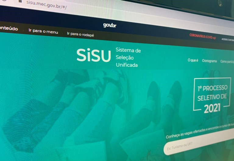 MEC divulga vagas para o Sisu do primeiro semestre de 2021