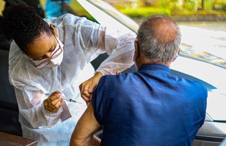 Prefeitura dá continuidade hoje a vacinação de idosos com mais de 80 anos