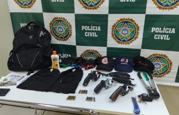 Polícia Civil prende trio especializado em roubar imóveis de luxo