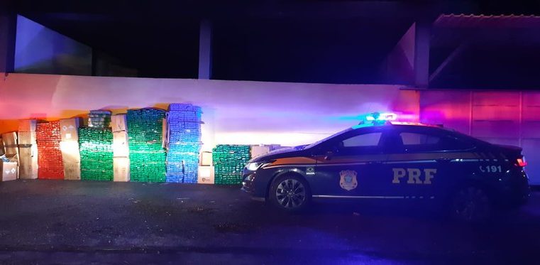 PRF apreende uma tonelada e meia de maconha no município de Areal