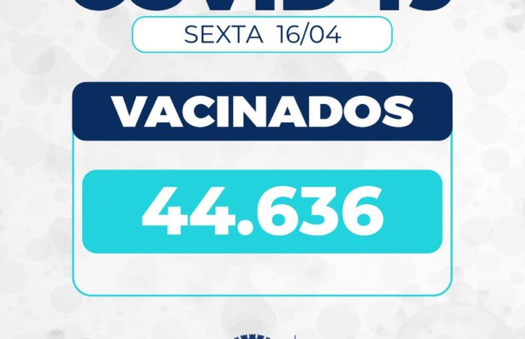 Departamento de Vigilância em Saúde, deram sequência neste sábado (17) a vacinação contra a covid-19