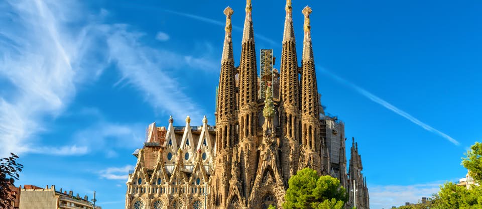 A imponente Sagrada Família de Gaudí