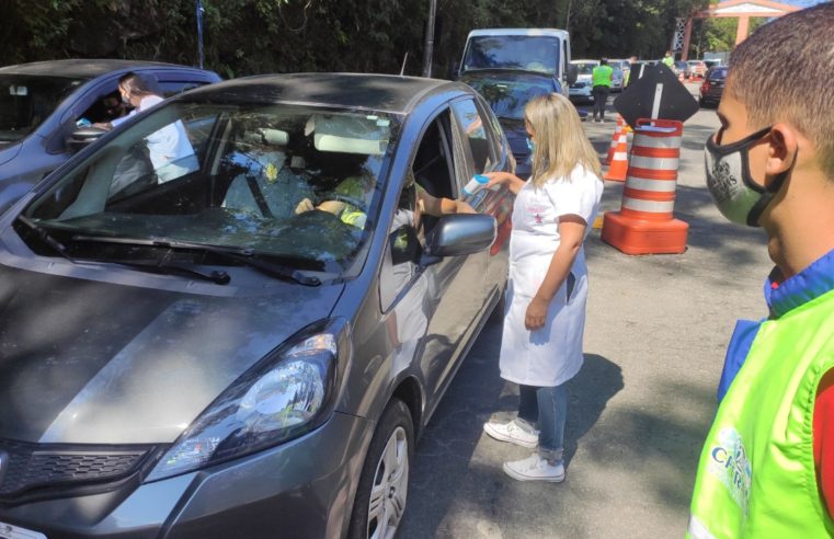 Barreiras sanitárias: 461 veículos impedidos de entrar na cidade no fim de semana