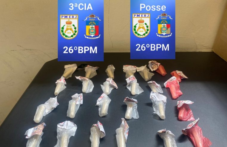Polícia Militar apreende drogas na Posse