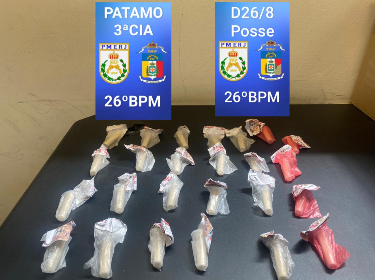 Polícia Militar apreende drogas na Posse