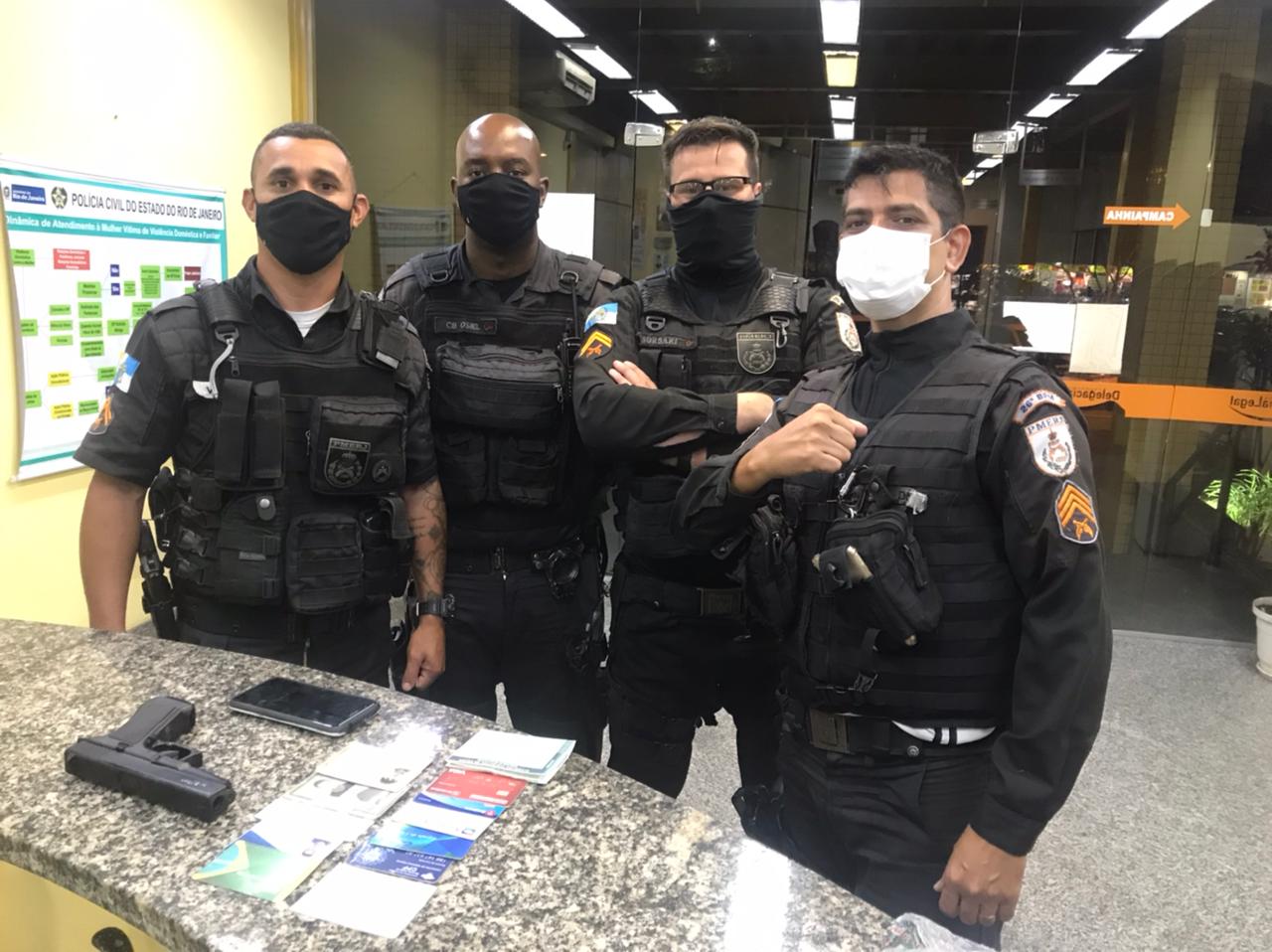 Polícia Militar prende homem acusado de cometer assaltos na cidade
