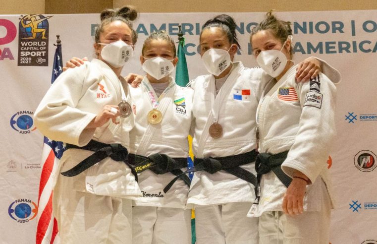 Com três campeões, Brasil vai sete vezes ao pódio no Pan de judô