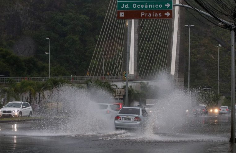 Chuva forte interdita casas na zona sul do Rio de Janeiro