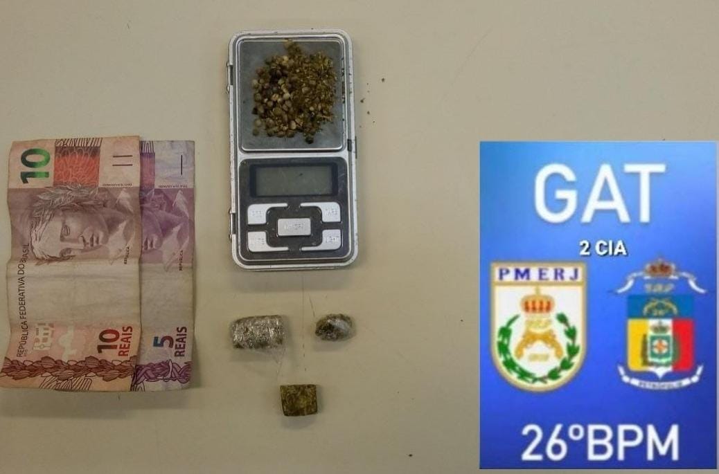 Homem é preso por tráfico de drogas no Quissamã