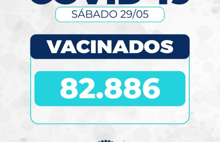 Departamento de Vigilância em Saúde, deu sequência neste sábado (29) a vacinação contra a Covid-19