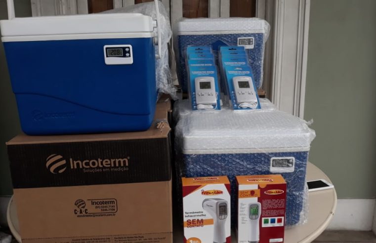 Equipamentos doados pela GE reforçam estrutura para vacinação contra covid-19