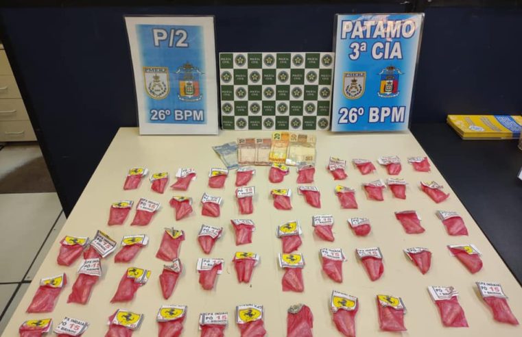 Polícias Civil e Militar prendem traficantes e apreendem drogas no Siméria