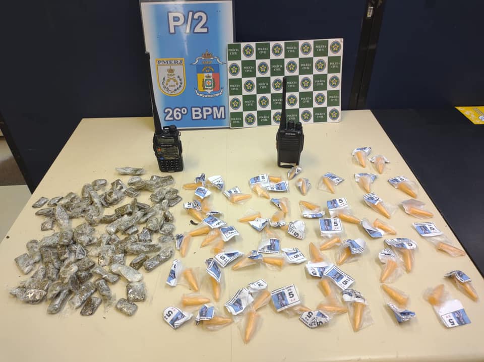 Bandido é baleado na perna após troca de tiros com a polícia no Esperança