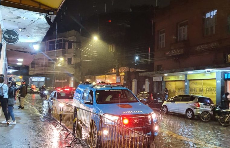 Em Petrópolis, teve “Choque de Ordem” mesmo com chuva