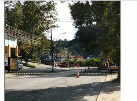 Trânsito em Nogueira é interrompido após vazamento de gás