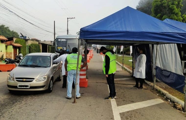 Barreiras Sanitárias: fiscalização impediu a entrada de 1.316 veículos