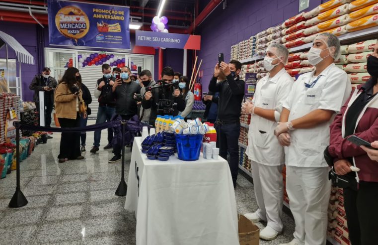 Mercado Extra na Rua Paulo Barbosa é inaugurado nesta terça-feira