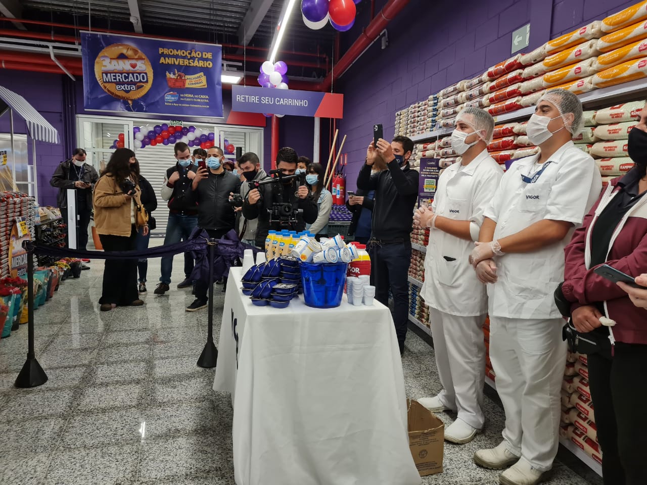 Mercado Extra na Rua Paulo Barbosa é inaugurado nesta terça-feira