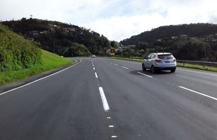 Obra emergencial de pavimentação em curva interditará subida da serra na madrugada de quinta (24)