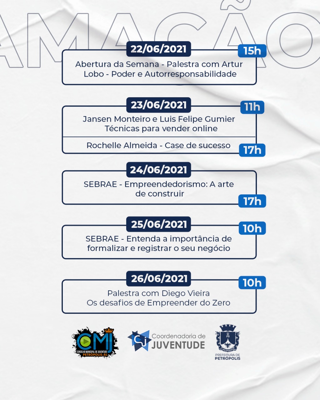 Começa hoje a Semana do Jovem Empreendedor