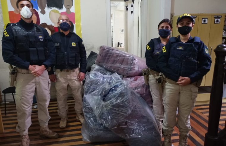 PRF faz doações de colchões à Secretaria de Assistência Social