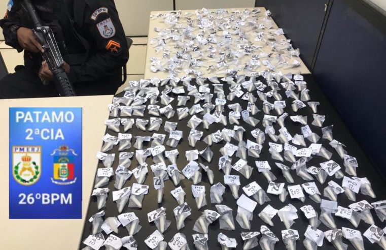 Policia Militar prende traficante no Centro da Cidade