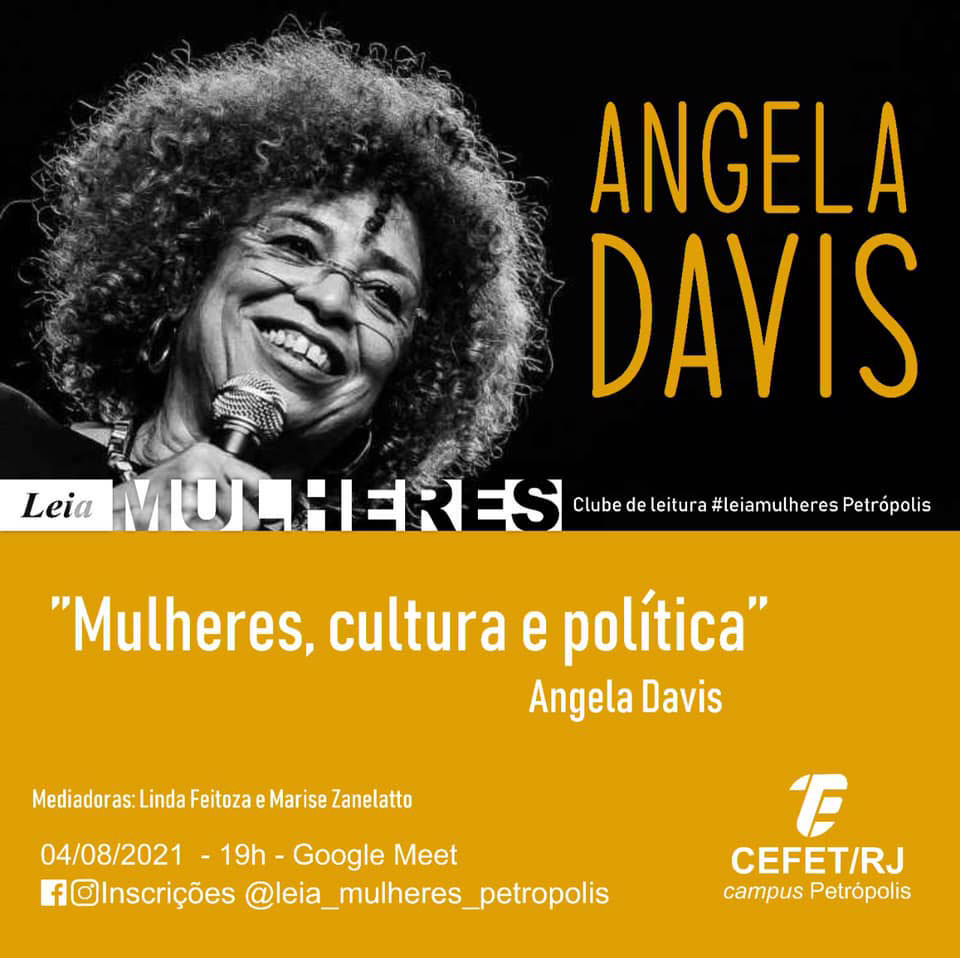 Próximo Leia Mulheres debate “Mulheres, cultura e política”, de Angela Davis
