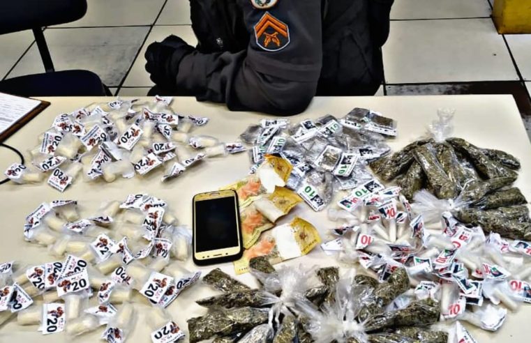 Polícia Militar apreende drogas no Alto da Serra