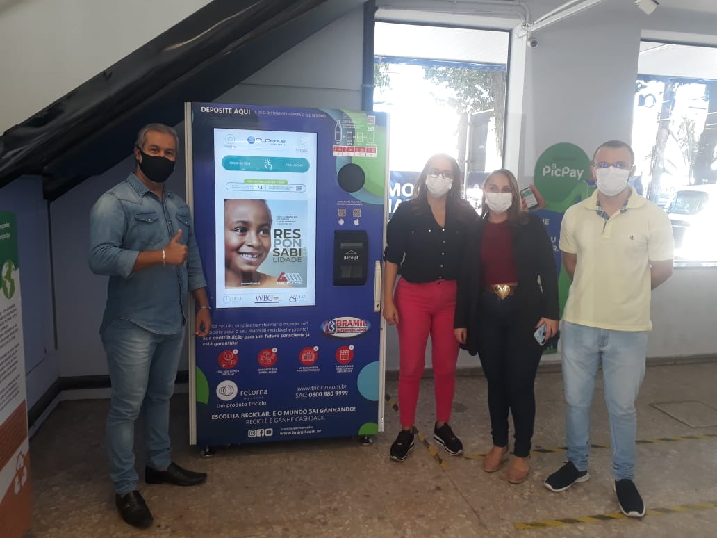 Retorna Machine é instalada em duas unidades do Bramil Supermercados