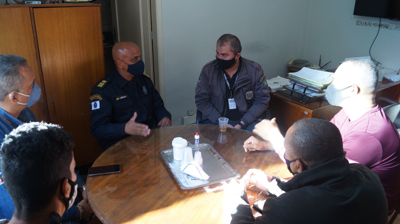 Comandante da Guarda Municipal do Rio participa de encontro com presidente da CPTrans e superintendente da Guarda de Petrópolis