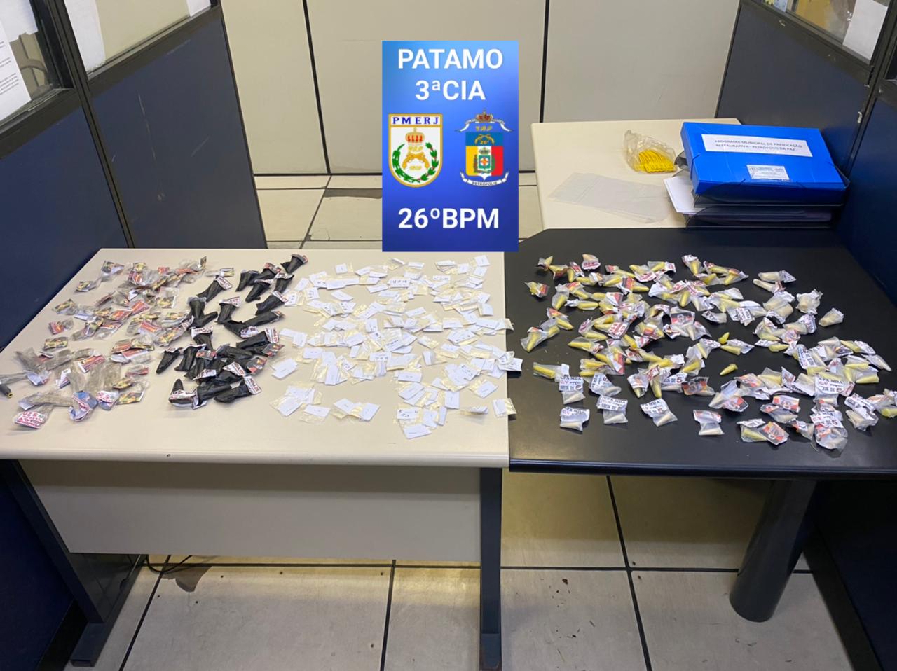 Polícia Militar apreende grande quantidade de drogas no Retiro